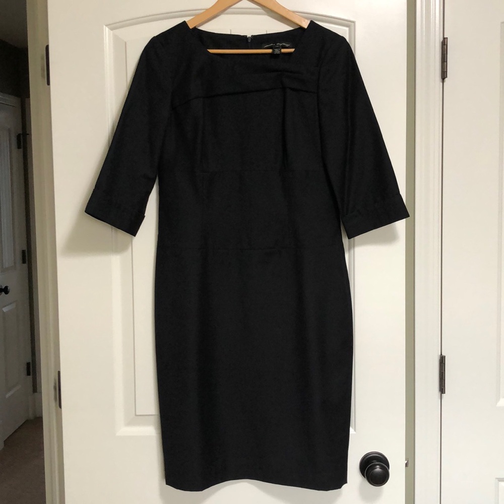 FEMME de Carriere Sandra Angelozzi black shift dress - size 40